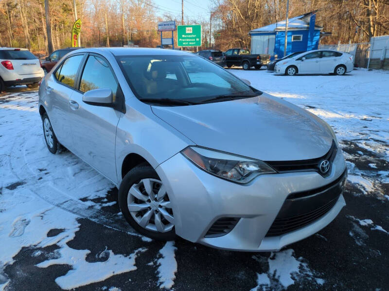 2016 Toyota Corolla for sale at Mass Motor Auto LLC in Millbury MA