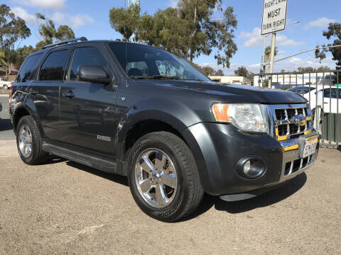 2008 Ford Escape for sale at Beyer Enterprise in San Ysidro CA