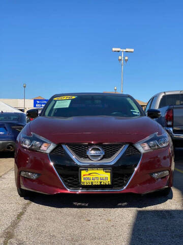 2016 Nissan Maxima for sale at Marquez Auto Sales in South Houston TX