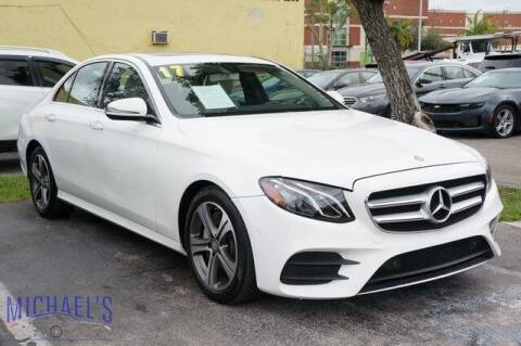 2017 Mercedes-Benz E-Class for sale at Michael's Auto Sales Corp in Hollywood FL