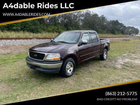 2001 Ford F-150 for sale at A4dable Rides LLC in Haines City FL