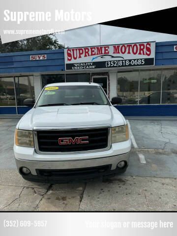 2008 GMC Sierra 1500 for sale at Supreme Motors in Leesburg FL