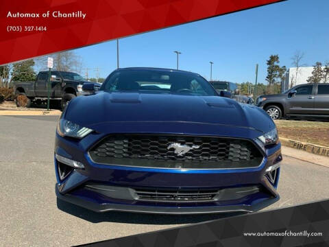 2018 Ford Mustang for sale at Automax of Chantilly in Chantilly VA