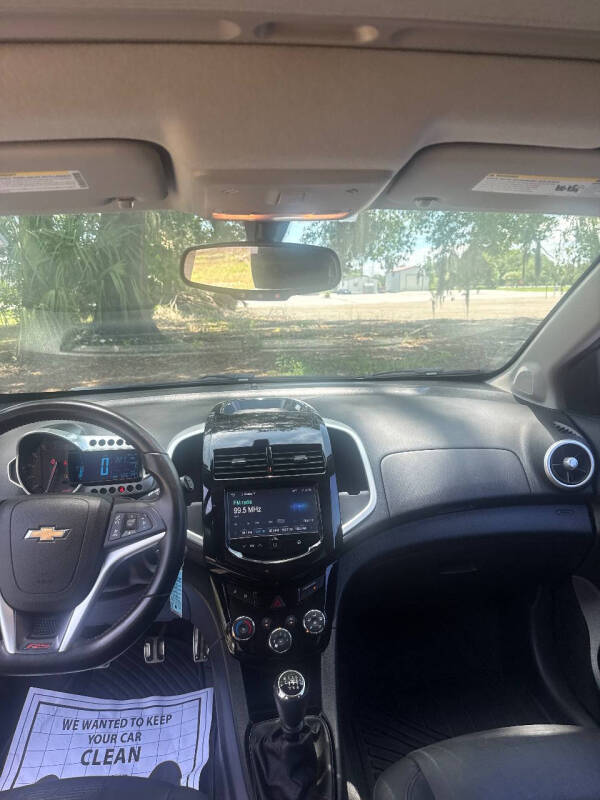 2016 Chevrolet Sonic RS Manual
