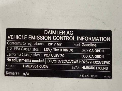 2017 Mercedes-Benz AMG GT