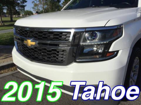 2015 Chevrolet Tahoe for sale at Del Sol Auto Sales in Las Vegas NV