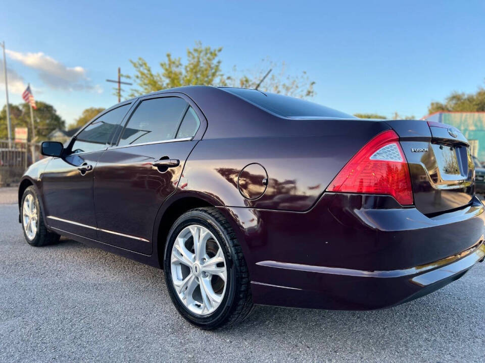 2012 Ford Fusion for sale at J-R Auto Sales LLC in Houston, TX