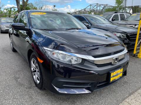 2016 Honda Civic for sale at Din Motors in Passaic NJ