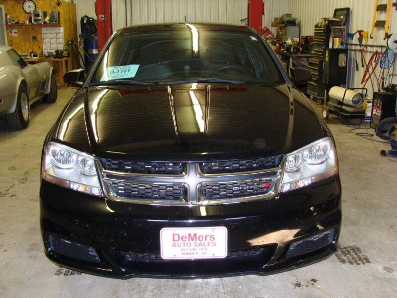 2013 Dodge Avenger for sale at DeMers Auto Sales in Winner SD