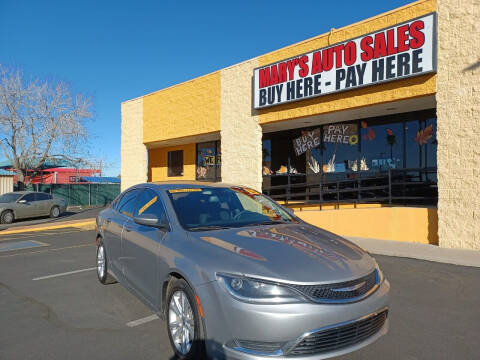 2015 Chrysler 200 for sale at Marys Auto Sales in Phoenix AZ