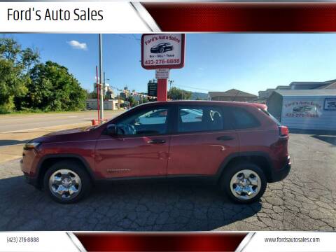 2014 Jeep Cherokee for sale at Ford's Auto Sales in Kingsport TN