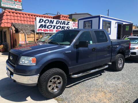2005 Ford F-150 for sale at DON DIAZ MOTORS in San Diego CA