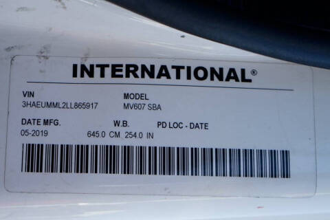 2020 International MV607