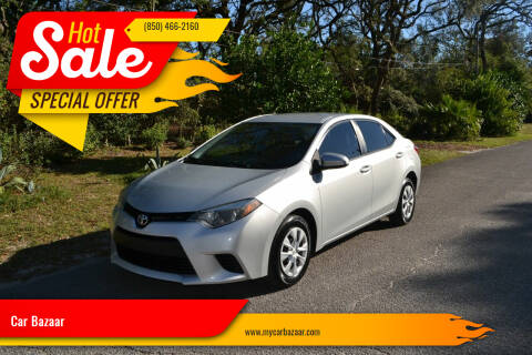 2015 Toyota Corolla for sale at Car Bazaar in Pensacola FL