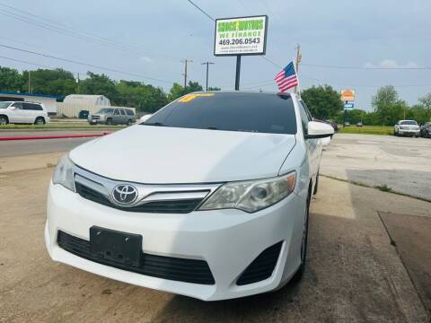 2013 Toyota Camry for sale at Shock Motors in Garland TX