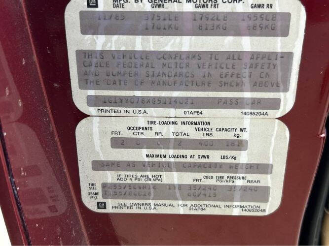 1986 Chevrolet Corvette