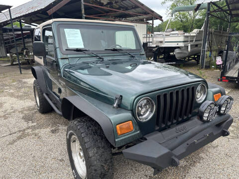 2000 Jeep Wrangler for sale at S & R Auto Sales in Marshall TX
