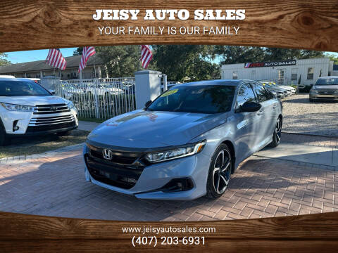 2021 Honda Accord for sale at JEISY AUTO SALES in Orlando FL