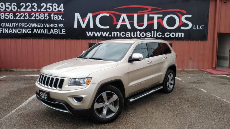 2014 Jeep Grand Cherokee for sale at MC Autos LLC in Pharr TX