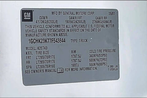 2007 Chevrolet Silverado 2500HD