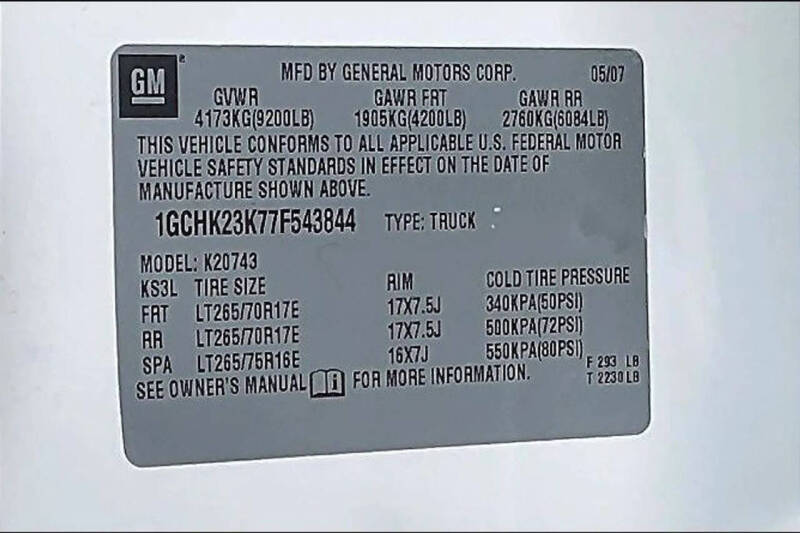 2007 Chevrolet Silverado 2500HD