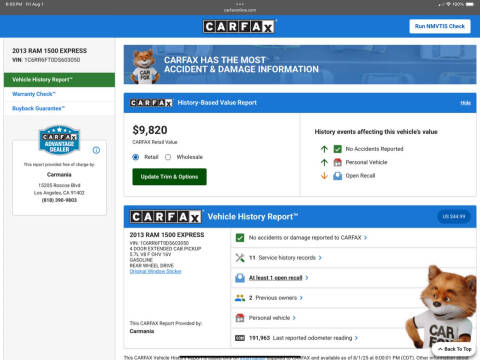 2013 RAM 1500 Express