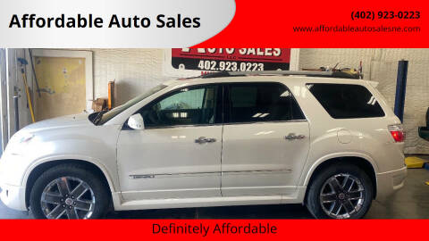 2011 GMC Acadia for sale at Affordable Auto Sales in Humphrey NE