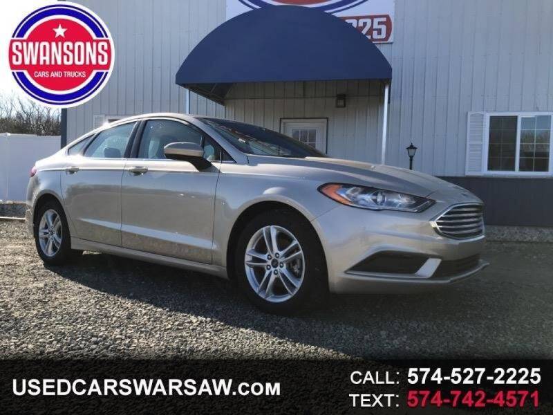 2018 Ford Fusion for sale at Swanson's Cars and Trucks in Warsaw IN