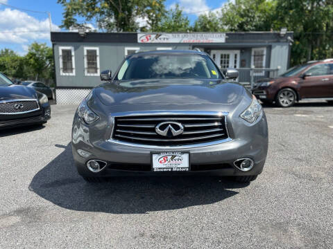 2014 Infiniti QX70 for sale at Sincere Motors LLC in Baltimore MD