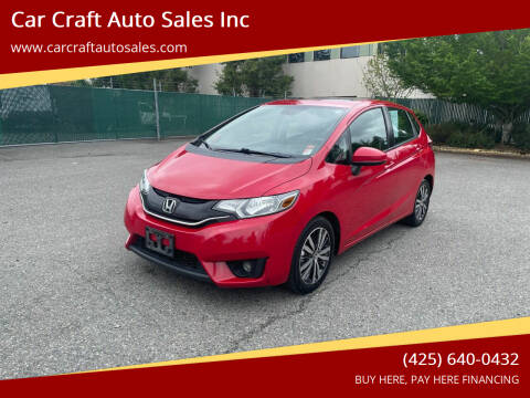 2015 Honda Fit for sale at Car Craft Auto Sales Inc in Lynnwood WA