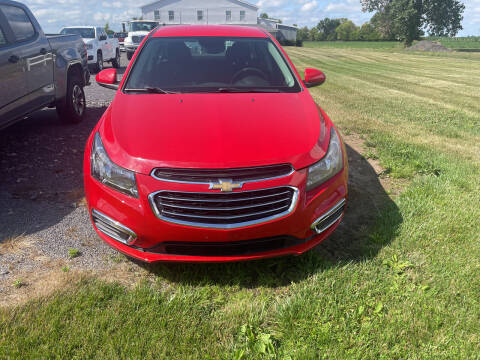 2016 Chevrolet Cruze Limited for sale at K & G Auto Sales Inc in Delta OH
