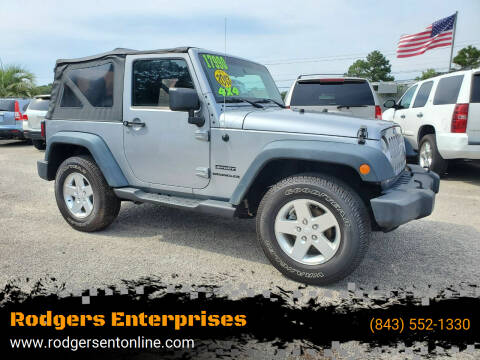2013 Jeep Wrangler for sale at Rodgers Enterprises in North Charleston SC