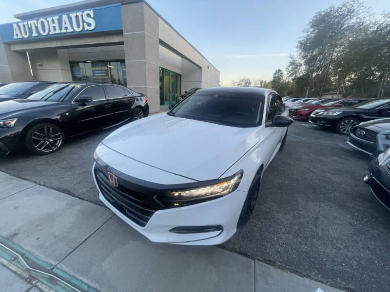 2018 Honda Accord for sale at AutoHaus in Colton CA
