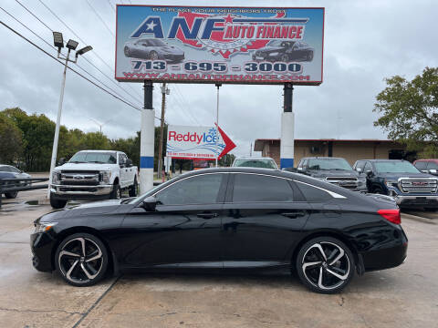 2018 Honda Accord for sale at ANF AUTO FINANCE in Houston TX