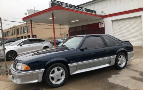 1991 Ford Mustang for sale at FAST LANE AUTO SALES in San Antonio TX