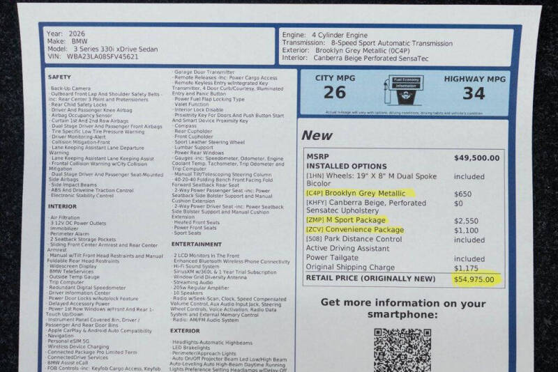 2025 BMW 3 Series 330i xDrive