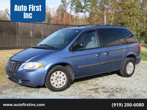 2007 Chrysler Town and Country for sale at Auto First Inc in Durham NC
