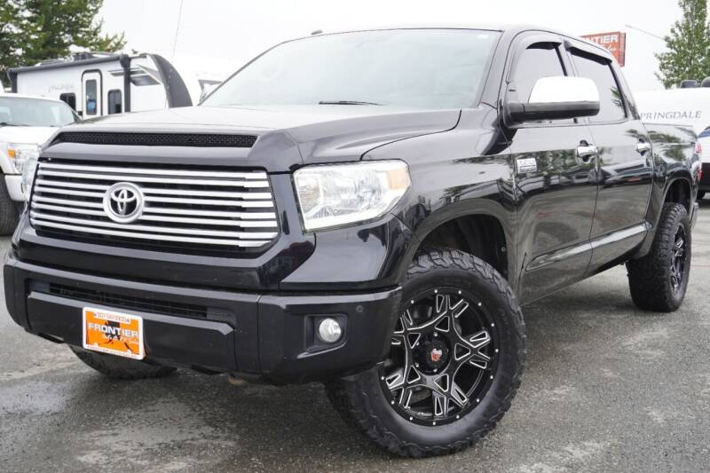 2014 Toyota Tundra for sale at Frontier Auto & RV Sales in Anchorage AK