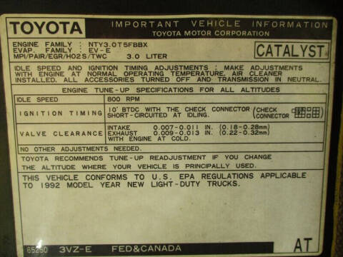 1992 Toyota Pickup Deluxe