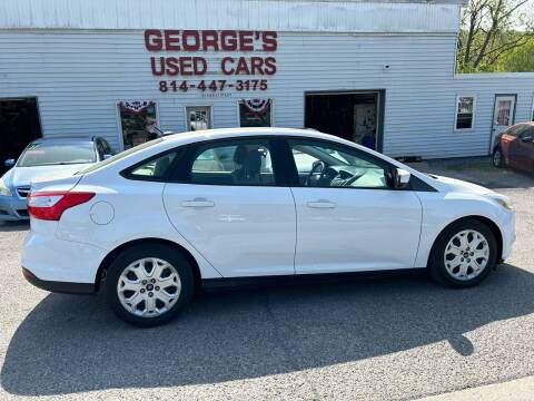 2012 Ford Focus for sale at George's Used Cars Inc in Orbisonia PA
