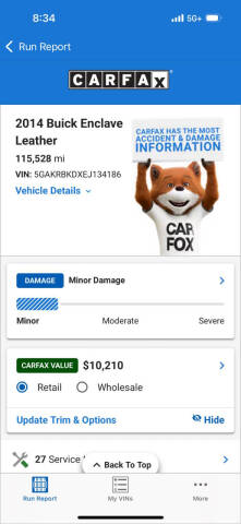 2014 Buick Enclave Leather