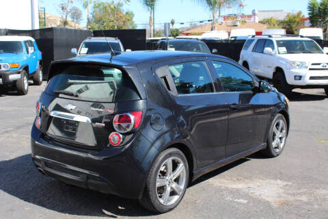 2013 Chevrolet Sonic RS Manual