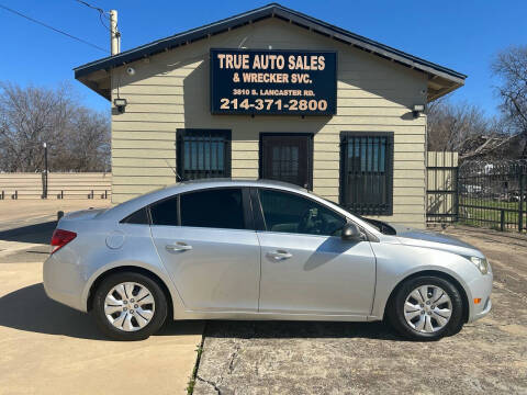 2012 Chevrolet Cruze for sale at True Auto Sales & Wrecker Service in Dallas TX