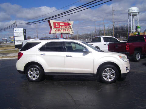 2012 Chevrolet Equinox for sale at Patricks Car & Truck in Whiteland IN