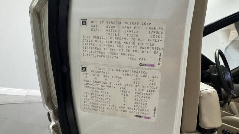 1993 Cadillac Allante