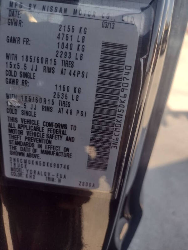 2013 Nissan NV200