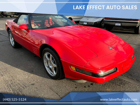 1992 Chevrolet Corvette for sale at Lake Effect Auto Sales in Chardon OH