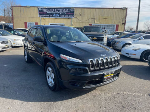 2014 Jeep Cherokee for sale at Virginia Auto Mall in Woodford VA