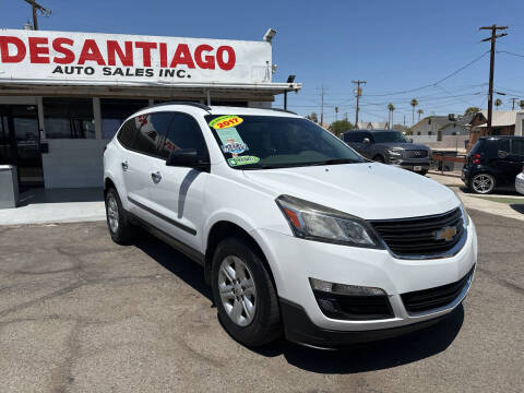 2017 Chevrolet Traverse for sale at DESANTIAGO AUTO SALES in Yuma AZ