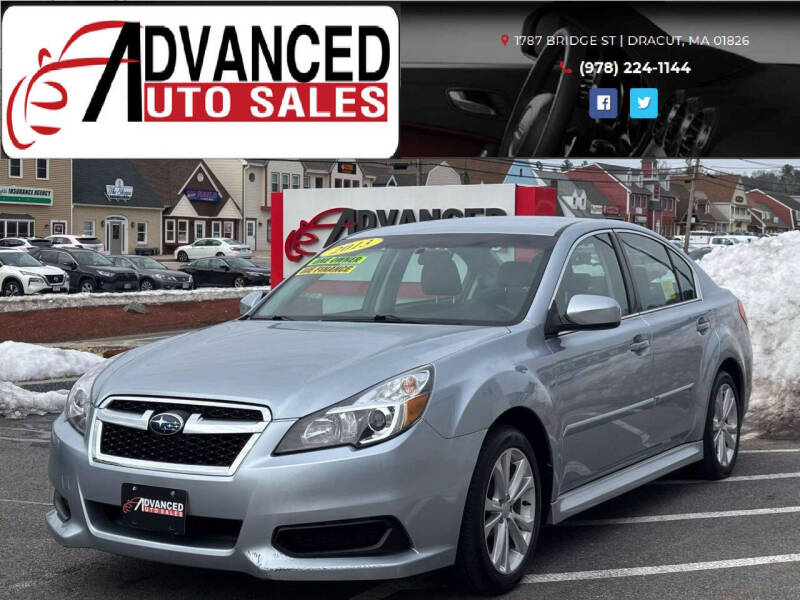 2013 Subaru Legacy for sale at Advanced Auto Sales in Dracut MA